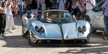 Hypercar Heaven: Rare Exotics Depart Matera in Epic Procession