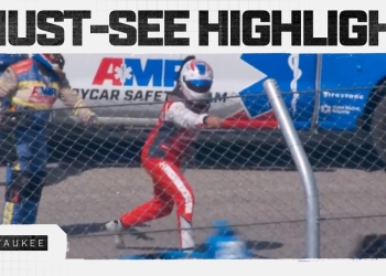 Rahal Fumes at Rasmussen Following Milwaukee Collision