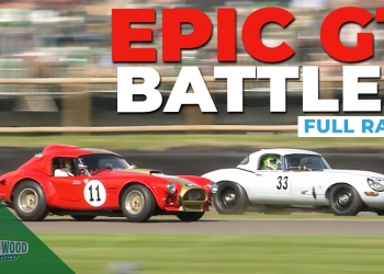 Vintage Racers Clash: Epic TT Battle at Revival Event