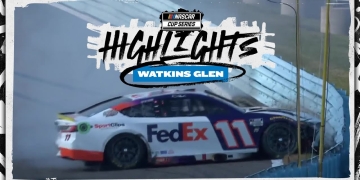 Hamlin’s Race Ends as Keselowski Collision Sends Him Into Wall