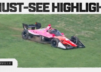 Legge’s Grassy Detour: IndyCar Driver’s Close Call with Wall