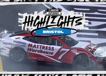 LaJoie’s NASCAR race ends in spin after Berry collision