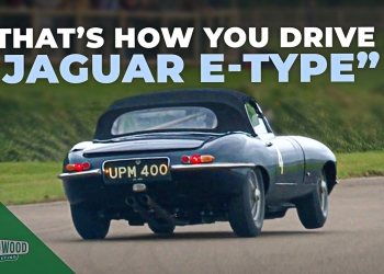 Jaguar E-type: Beauty in Motion on Legendary Circuit