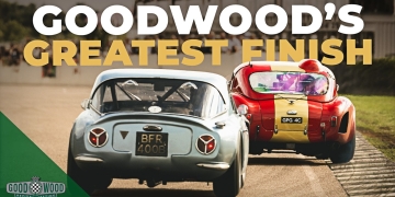 Fierce V8 Duel: 10-Minute Fight for RAC TT Victory at Revival