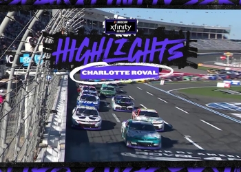 Xfinity Roval Begins, Mayer Penalized in NASCAR Showdown