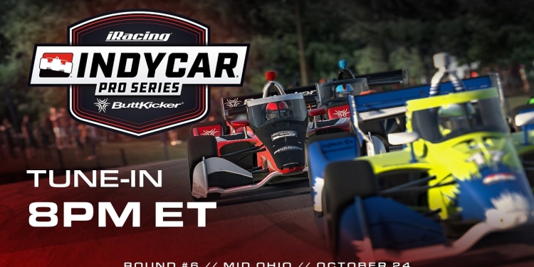 Pro iRacing: Mid-Ohio Hosts Round 6 IndyCar ButtKicker Battle