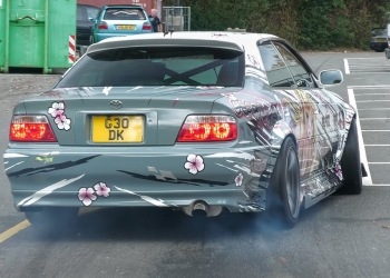 Roaring Exotics Entrance: Elva, Chaser, Aventador, GT3 RS