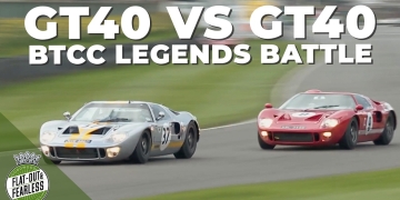 Vintage BTCC Stars Duel in Classic Ford GT40s