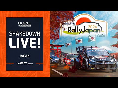 Japan WRC Rally Final Shakedown Underway
