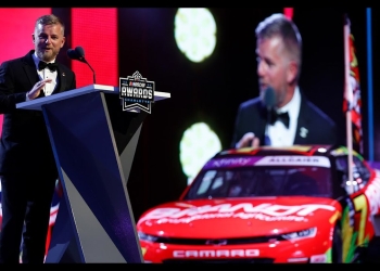 JAllgaier delivers moving Xfinity Series Championship address