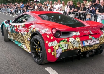 Supercar Symphony: V8s & V12s Roar Through Epic Street Show