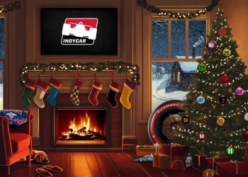 Race Day Holiday Blend: INDYCAR Engines Meet Festive Fireside