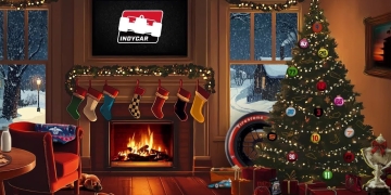Race Day Holiday Blend: INDYCAR Engines Meet Festive Fireside