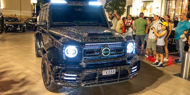Modified G63 AMG Roars Through Monaco Streets