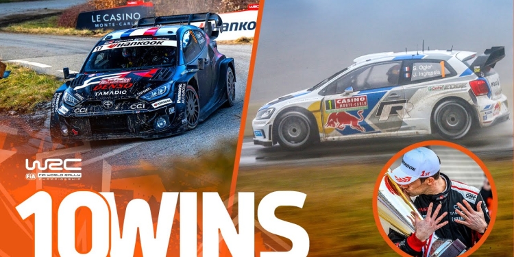 Ogier Claims Record 10th Monte-Carlo Rally Crown