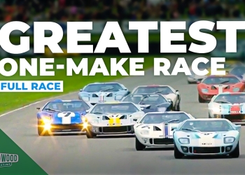 Historic Ford GT40 Triumph Over Ferrari at Revival Race