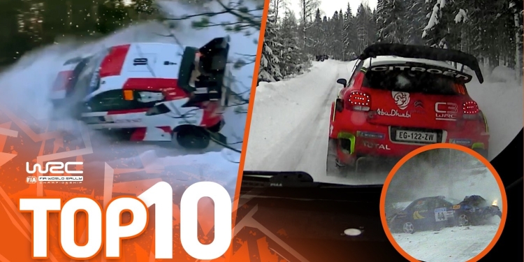 Wild Winter Rally Mayhem: Snow-Covered WRC Action