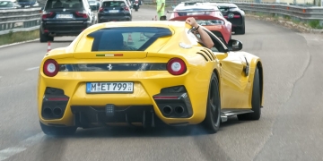 F12 TDF Shows Off: Wild Drifts & Full-Throttle Action