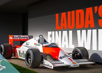 Racing Legend Lauda’s Last Victory: McLaren MP4/2B at Members’ Meet