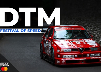 DTM Race Car Conquers Historic Hill at Lightning Speed