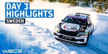 Swedish Snow Showdown: Day 3 WRC2 Rally Action 2025