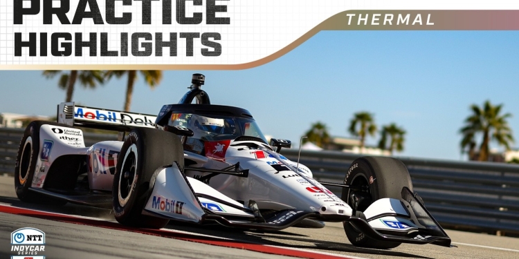 INDYCAR: First Practice Action at 2025 Thermal Club GP