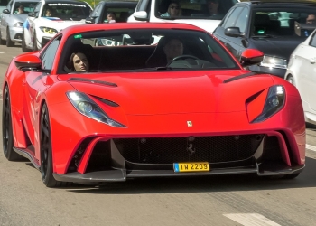 Wild exits: Drift show at Ring’s gas station ft rare Ferrari, BMW & GTR