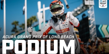 Champagne-soaked celebration rocks Long Beach podium