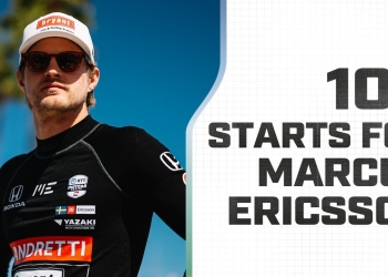 Ericsson’s Century: Swedish Ace Hits 100 IndyCar Starts