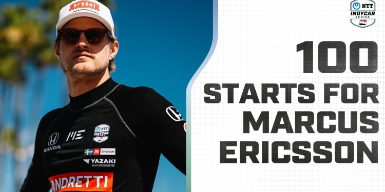 Ericsson’s Century: Swedish Ace Hits 100 IndyCar Starts