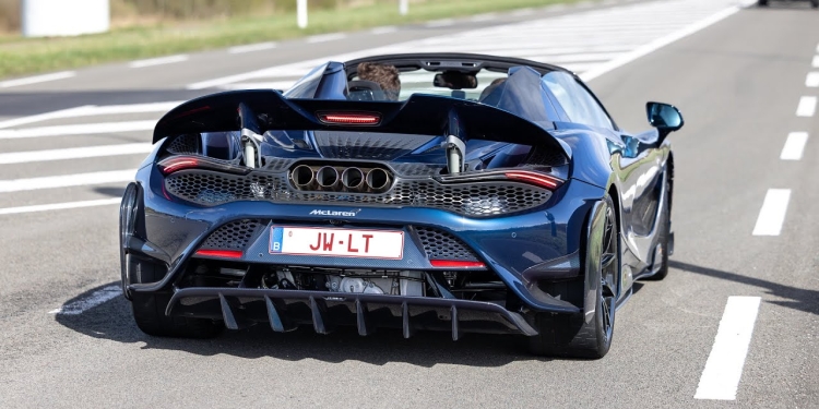 McLaren 765LT Spider Unleashes Fierce Symphony on the Road