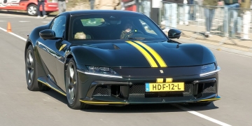 Ferrari V12 Supercar Roars to Life